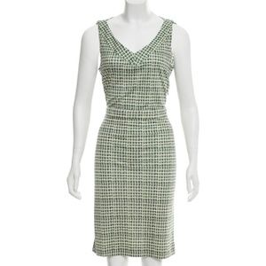 Tory Bruch Green print Silk dress